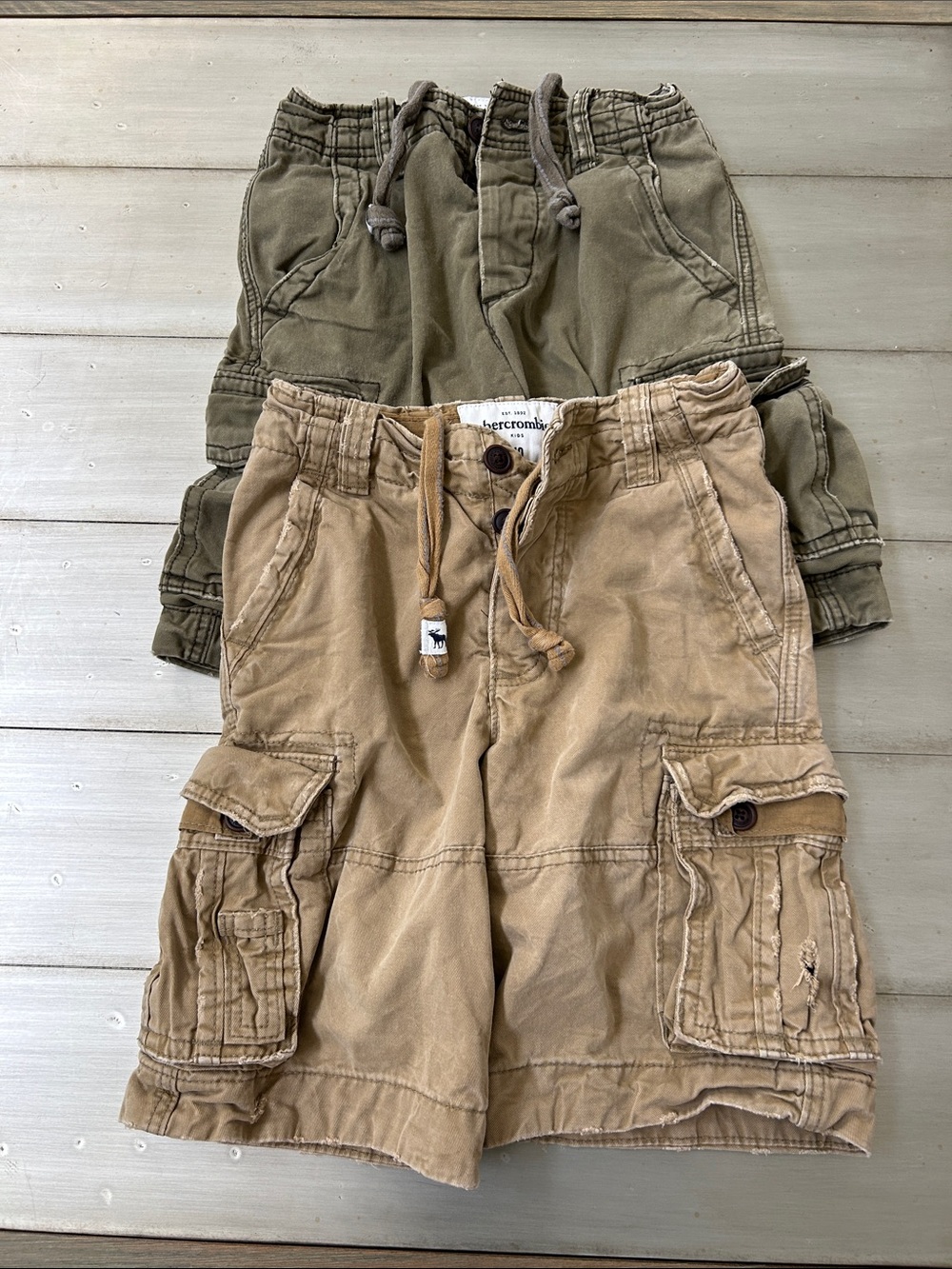 Abercrombie Kids Cargo Shorts Size 10 Set of 2